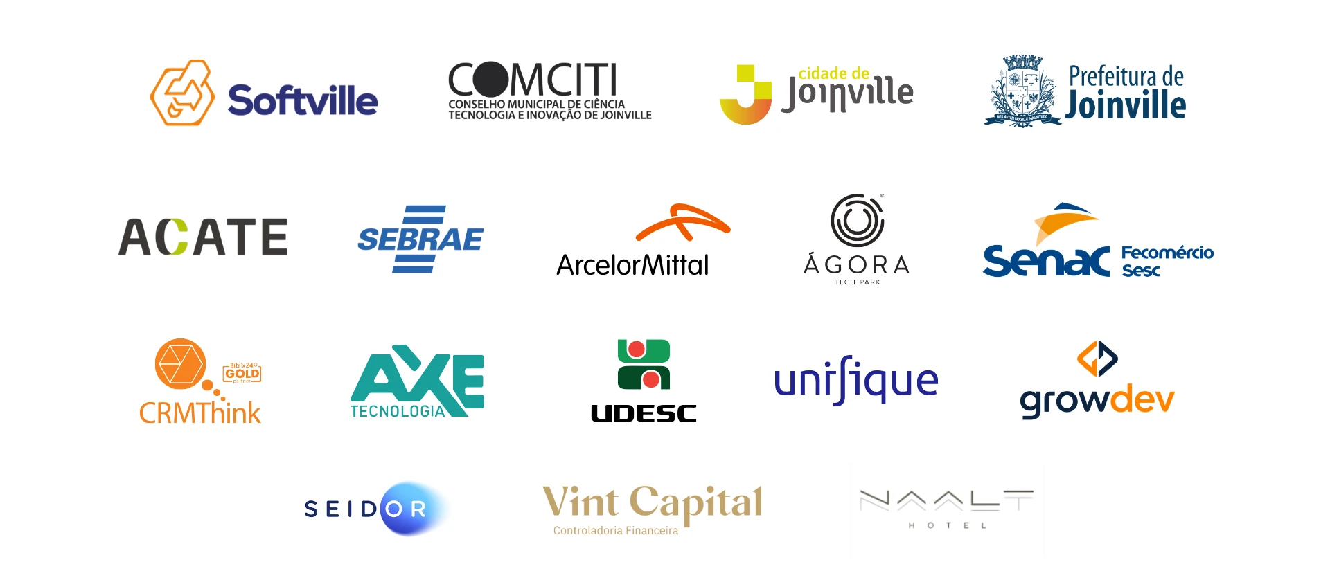 Empresas e marcas confirmadas na Expoinovação 2026