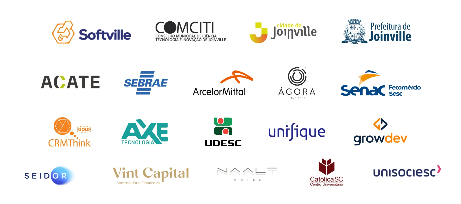 Empresas e marcas confirmadas na Expoinovação 2026